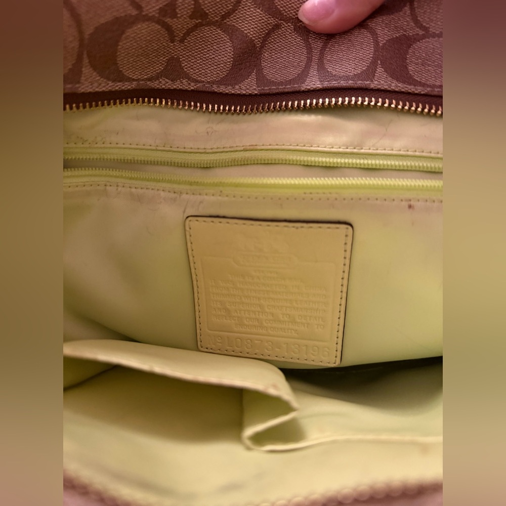 Coach Signature Tote - Picture 11 of 12